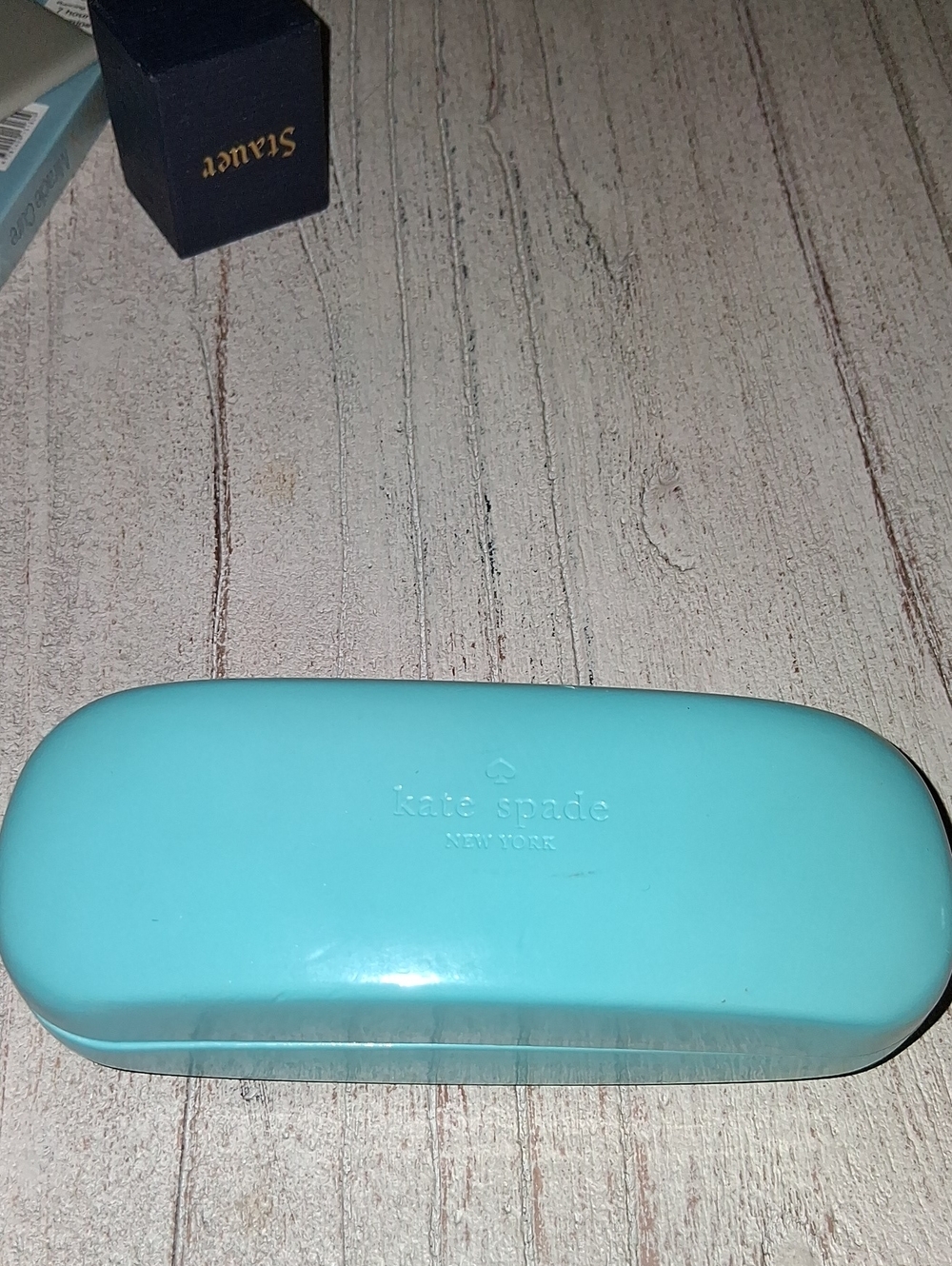 kate spade Turquoise Hard Eyeglass Case
